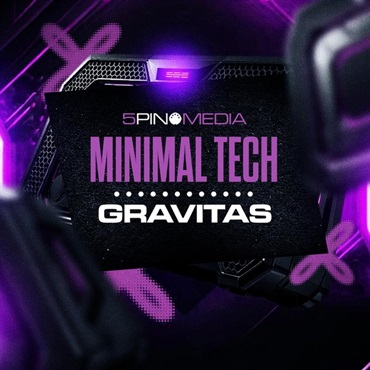 5PIN MEDIA Minimal Tech Gravitas (ミニマルテック)(テックハウス)(アンダーグラウンド)(サンプルパック)(オンライン納品)(2時間以内に納品)