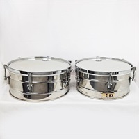 Vintage 80s～90s Tito Puente Model Timbales/Chrome Over Brass Shell 14''&15''/M.Cohen Bagde
