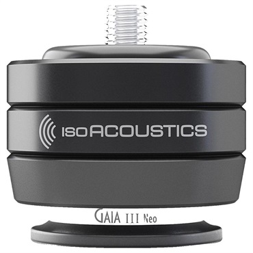 ISO ACOUSTICS GAIA III Neo BK (4個セット)(ブラック)(アイソアコースティックス)(インシュレーター)(アイソレーションフット)(ISO-GA3N-4-B)