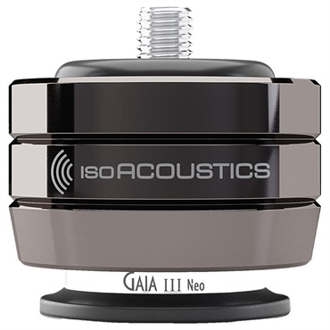 ISO ACOUSTICS GAIA III Neo DC (4個セット)(ダーククローム)(アイソアコースティックス)(インシュレーター)(アイソレーションフット)(ISO-GA3N-4-DC)