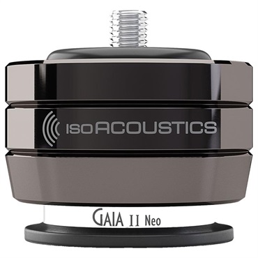 GAIA II Neo DC (4個セット)(ダーククローム)(アイソアコースティックス)(インシュレーター)(アイソレーションフット)(ISO-GA2N-4-DC)