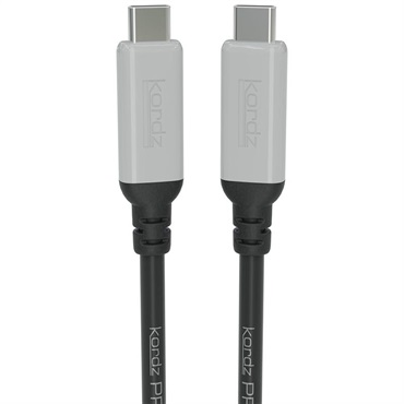 Kordz PRO 20Gbps 240W Passive USB-C Cable  1.0m (コーズ)(USBケーブル)(4K60FPS)(20Gbps)(USB4 Gen2)(K28655-0100-CH)