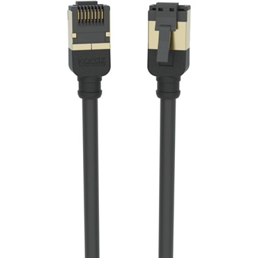 Kordz PRS SlimCat Category 6A Network Patch Cord (Black)  2m (ブラック)(コーズ)(LANケーブル)(K33946-0200-BK)