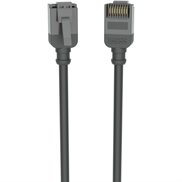 Kordz PRO SlimCat Category 6 Network Patch Cord (Black)  1m (ブラック)(コーズ)(LANケーブル)(K23045-0100-BK)