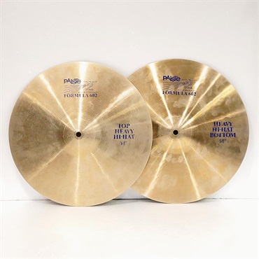 PAiSTe VINTAGE 1980's Formula 602 Heavy Hihat 14'' pair [1060g/1105g]