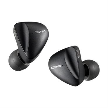 ACTIVO SCOOP Black (ブラック)(アクティボ)(有線イヤホン)(イヤモニ)(IEM)(ハイブリッド型)(5ドライバー)(密閉型)(インイヤーモニター)(IRV-ACTIVO-SCOOP-BK)