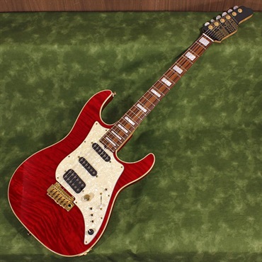 JAMES TYLER USED 中古 Studio Elite Deluxe Quilt Maple Top Trans Red with Multilayer Binding SN. 05108