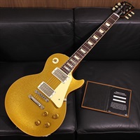 Limited Edition 1957 Les Paul Model Reissue with TV Jones Powertron VOS Gold Sparkle Top SN. 761042