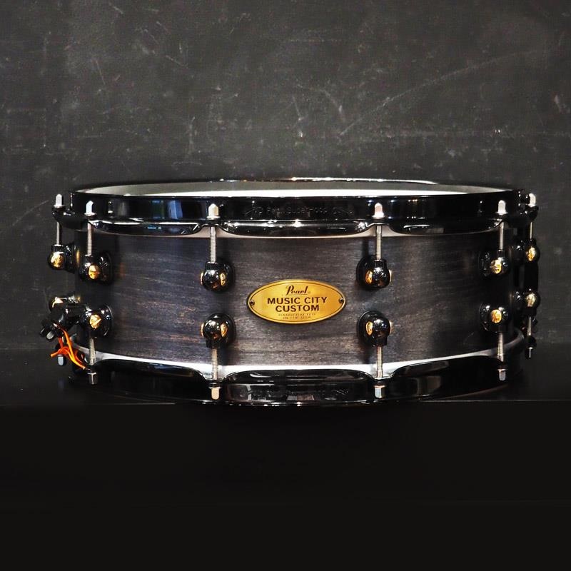 USED 中古 MCCM1450S/B #1009 Music City Custom -USA Solid Maple Shell Snare Drums 14×5 [Raven Rally]の商品画像