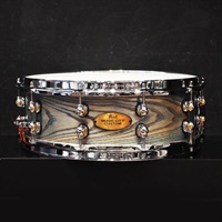 USED 中古 MCCA1450S/C #1011 Music City Custom -USA Solid Ash Shell Snare Drums 14×5 [Hand-rubbed Lightning Blue Finish]