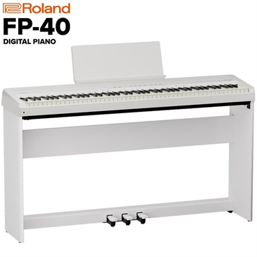 Roland FP-40-WHB（ホワイト）& 純正・専用スタンド&3本ペダルセット Digital Piano
