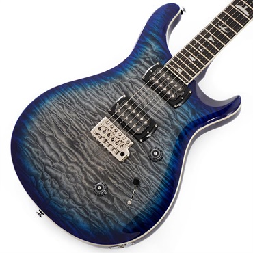 PRS Custom 24 SEイケベSP スポルテッドメイプル　純正ロックペグ P.R.S. SE Custom 24 Quilt Package (Charcoal Blue Burst) SN