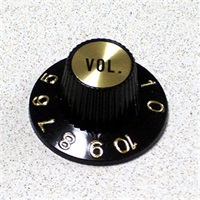 Metric Sombrero Knob Volume Gold