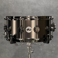 DCMR16514SNX710 [Collector's Satin Black Over Brass Snare 14''×6.5'' / Black Nickel Hardware]