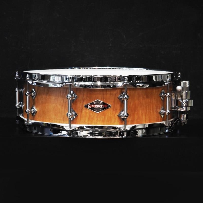 USED 中古 Custom Shop Solid Curly Maple Shell Snare Drum 14×4.5 [2015年製造/Craviottoロゴ入りケース付属]の商品画像