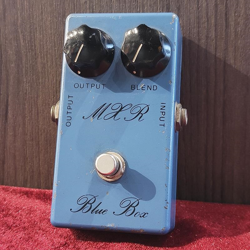 MXR Blue Box スクリプトロゴ　エフェクター MXR VINTAGE Blue Box Script Logo '76 ｜イケベ楽器店オンラインストア