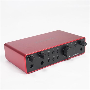 【先取り大特価セール】【開封済みアウトレット特価】Scarlett 2i2 gen4 (Cubase LE付属)(2in2out・USB-C オーディオインターフェイス)(フォーカスライト)(スカーレット)(4th Gen)