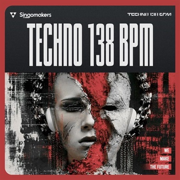 SINGOMAKERS Techno 138 BPM (ピークタイムテクノ)(フェス)(アンダーグラウンド)(138BPM)(オンライン納品)(2時間以内に納品)