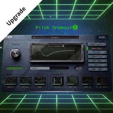 Pitch Dropout 2  /  Upgrade (アップグレード版)(ローファイ)(エフェクトプラグイン)(オンライン納品)(2時間以内に納品)