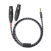 【ご予約商品・9月30日発売予定】TRUST LX-4.4MS  10+15cm (フィーオ)(XLR3pin(メス)×2 to 4.4mm)(バランスケーブル)(FIO-TRUST-LX-4.4MS)