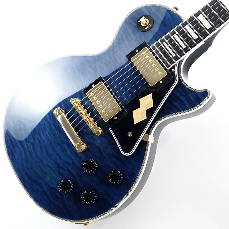 ギター Epiphone LesPaul Custom Quilt Viper Blue Epiphone Les Paul Custom Dealer Select Quilt (Viper Blue) SN