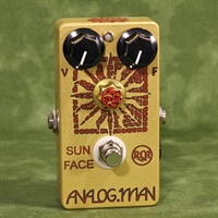 USED 中古 Sun Face RCA Med-High Gain Germanium Transistor w/SunDial Knob， LED， Power Jack