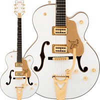 Synchromatic Falcon Hollow Body Single-Cut with Bigsby (Snowcrest White)