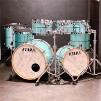 USED 中古品 STAR Bubinga 8pc Drum Kit [20&16BD，16&14&13FT，12&10&8TT] -Grand Aqua Blue-【各シェルケース付属！】