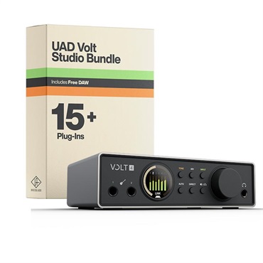 Universal Audio Volt4 Gen2 (ユニバーサルオーディオ)(オーディオインターフェイス)(USB typeC搭載)(12in 6out)(DSP内蔵)(ループバック搭載)(デジタル制御プリアンプ)(32bit 192kHz)(ADAT搭載)(Volt4Gen2)