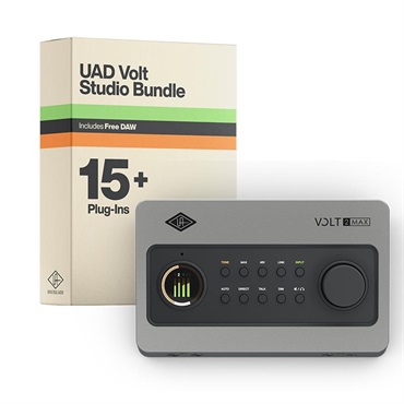 Universal Audio 【予約商品・10月中旬以降入荷予定】Volt2 Max (ユニバーサルオーディオ)(オーディオインターフェイス)(USB typeC搭載)(10in 4out)(DSP内蔵)(ループバック搭載)(デジタル制御プリアンプ)(コンプレッサー内蔵)(32bit 192kHz)(ADAT搭載)(Volt2Max)