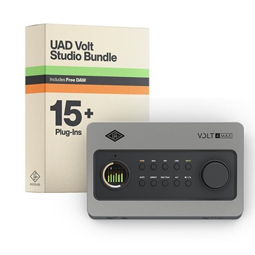 Universal Audio 【予約商品・10月中旬以降入荷予定】Volt4 Max (ユニバーサルオーディオ)(オーディオインターフェイス)(USB typeC搭載)(12in 6out)(DSP内蔵)(ループバック搭載)(デジタル制御プリアンプ)(コンプレッサー内蔵)(32bit 192kHz)(ADAT搭載)(Volt4Max)