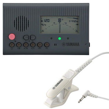 YAMAHA ヤマハ / TDM-600GY チューナー メトロノーム + TM-40IV (アイボリー) チューナー用 マイクロフォンセット 【セットがお買い得!!】