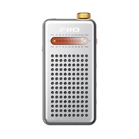 【ご予約商品・10月9日発売予定】RR13 Silver (シルバー)(フィーオ)(ポータブルステレオFMラジオ)(スピーカー内蔵)(ヘッドホンアンプ)(ホームオーディオ)(ポータブルオーディオ)(FIO-RR13-S)