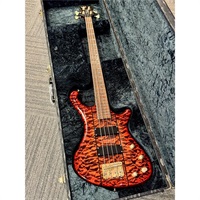 USED 中古 Dulake 4strings Premium Grade Flame Maple Top (夕焼け番長/YBC)