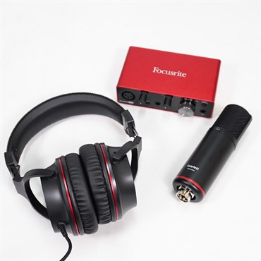 Focusrite USED 中古 Scarlett Solo Studio gen3 - コンデンサーマイク/ヘッドフォン/マイクケーブル付属 スタジオパック 2in2out USB-C オーディオインターフェイス フォーカスライト スカーレット