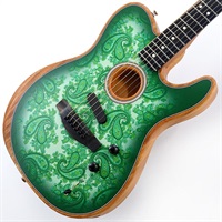 Limited Edition American Acoustasonic Telecaster (Green Paisley)