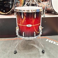 USED 中古 PMX1414F/C #836 [PROFESSIONAL SERIES Floor Tom - Red Burst Stripe]