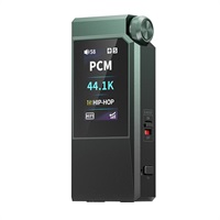 [ご予約商品・10月17日発売予定] QX11 Dark Green - ダークグリーン フィーオ ヘッドホンアンプ DAC内蔵 内蔵マイク搭載 カラーディスプレイ USB Type-C搭載 ポータブルオーディオ FIO-QX11-GR