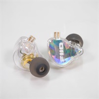 [開封アウトレット] JD10 Transparent - トランスペアレント クリア フィーオ 有線イヤホン イヤモニ IEM ダイナミックドライバー デュアルキャビティ設計 ハイレゾ マイク付きリモコン インイヤーモニター FIO-IEM-JD10-T