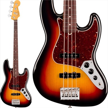 American Professional Jazz Bass (3-Color Sunburst/Rosewood) 【2026 Model 購入先着キャンペーン】