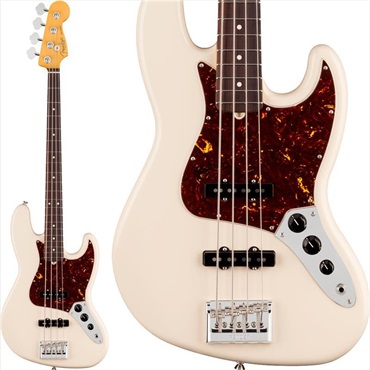 Fender USA American Professional Jazz Bass (Olympic White/Rosewood) 【2026 Model 購入先着キャンペーン】
