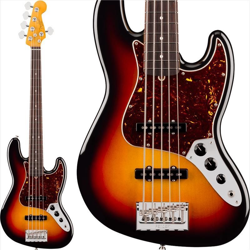 American Professional Jazz Bass V (3-Color Sunburst/Rosewood) 【2026 Model 購入先着キャンペーン】の商品画像