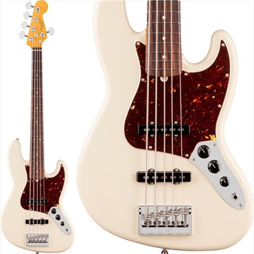 Fender USA American Professional Jazz Bass V (Olympic White/Rosewood) 【2026 Model 購入先着キャンペーン】