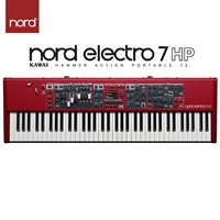Nord Electro 7 HP ノード エレクトロ7 (予約商品・11月中旬発売予定) 73鍵 ハンマーアクション ステージキーボード ピアノ オルガン シンセサイザー搭載 (代引不可)(沖縄・離島送料別途お見積り)