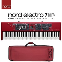 Nord Electro 7 HP 専用ソフトケースセット Soft Case Electro HP付属 ノード エレクトロ7 (予約商品・11月中旬発売予定) 73鍵 ハンマーアクション搭載 ステージキーボード ピアノ オルガン シンセサイザー (代引不可)(沖縄・離島送料別途お見積り)