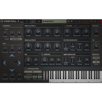 RetroMod Digital 1 - 80年代ハイブリッド・シンセ音源(オンライン納品)(2時間以内に納品)