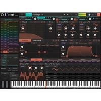 F.'em Synth - 11オペレーター搭載 ハイブリッドFMシンセサイザー FM音源プラグイン(オンライン納品)(2時間以内に納品)