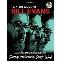 ジェイミー・エバーソルド ジャズプレイアロングブック VOL.45 「BILL EVANS」【秋のSUPER SALE】