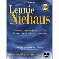 ジェイミー・エバーソルド ジャズプレイアロングブック   VOL.92 「LENNIE NIEHAUS」【秋のSUPER SALE】