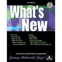 ジェイミー・エバーソルド ジャズプレイアロングブック   VOL.93 「WHAT'S NEW」【秋のSUPER SALE】